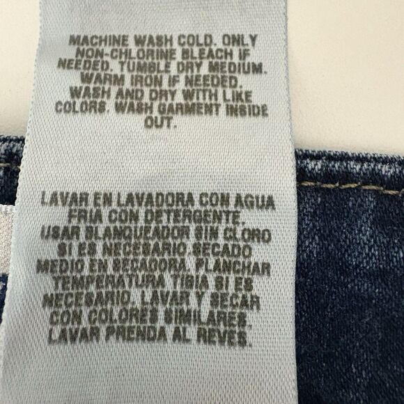 Signature by Levi Strauss & Co. Girls‎ 28x22 Dark Wash Denim Cropped Jeans - Picture 5 of 9